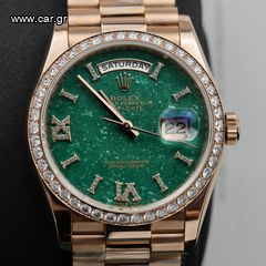 Rolex Day-Date Super Replica 36mm Everose gold and diamonds