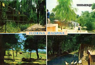 Πολυθεματική καρτποσταλ Φλώρινας (δεκ. 1980) Florina Lerin