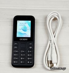 Alcatel 1066 Dual SIM Κινητό με Κουμπιά Μαύρο A9516 TIMH 25 EΥΡΩ