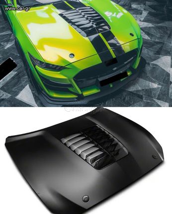 ΚΑΠΟ ΕΜΠΡΟΣ Ford MUSTANG GT500 Style Aluminum Hood 15-17