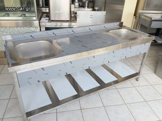 λαντζα ανοιχτη 200χ70χ85 με 2 γουρνες 40χ40