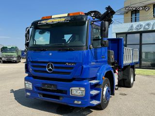 Ανατροπή + Γερανός Mercedes-Benz 2005 1828- 1829 L AXOR / EURO 3