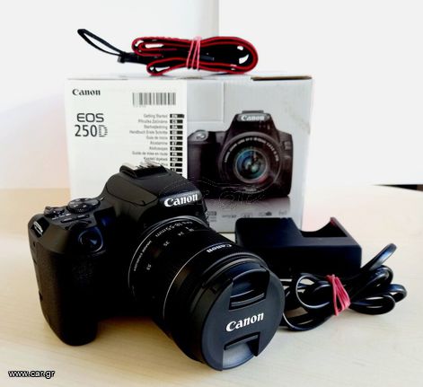 4K2024Canon250D18-55ISSTMKitWiFiFlipScreenTouchScreenNEW2024!!+ΕΓΓΥΗΣΗ!Μ5018-55mm