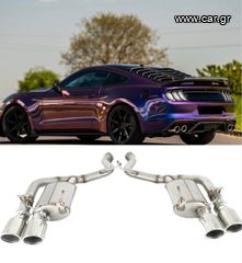 ΕΞΑΤΜΙΣΗ Ford MUSTANG Axle-Back Active Exhaust System + H-Pipe (MUSTANG 15-22 GT)