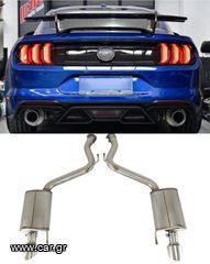 ΕΞΑΤΜΙΣΗ FORD MUSTANG Passive Exhaust System + Y-Pipe (MUSTANG 15-22 Ecoboost)