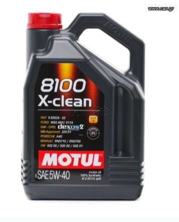 MOTUL 8100 XCLEAN 5W40 5LT