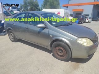NISSAN PRIMERA P12 1.6 ΜΕ ΤΥΠΟ(QG16) ΓΙΑ ΑΝΤΑΛΛΑΚΤΙΚΑ | www.anakiklosi-lagada.gr