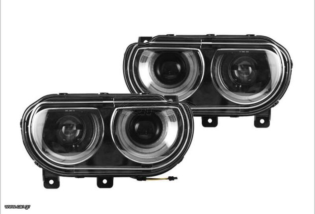 ΦΑΝΑΡΙΑ ΕΜΠΡΟΣ LED Projector Headlights - Set (CHALLENGER 08-14)