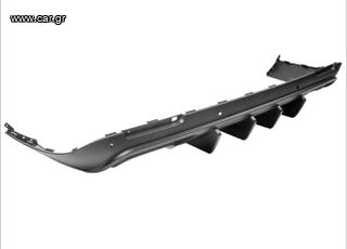 ΠΙΣΩ ΣΠΟΙΛΕΡ Rear Bumper Lower Diffuser - Matte Black (CHALLENGER 15-21)-thumb-1