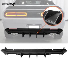 ΠΙΣΩ ΣΠΟΙΛΕΡ Rear Bumper Lower Diffuser - Matte Black (CHALLENGER 15-21)-thumb-9