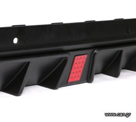 ΠΙΣΩ ΣΠΟΙΛΕΡ Rear Bumper Lower Diffuser With LED Light (CHALLENGER 15-23-thumb-1