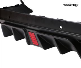 ΠΙΣΩ ΣΠΟΙΛΕΡ Rear Bumper Lower Diffuser With LED Light (CHALLENGER 15-23-thumb-2