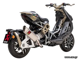 ΛΥΡΗΣ AKRAPOVIC ΤΕΛΙΚΟ ΕΞΑΤΜΙΣΗΣ TITANIUM ΓΙΑ ITALJET DRAGSTER 125/200, S-IT125SO2-APT