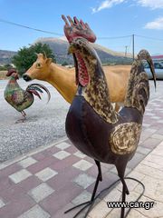 Διακοσμητικά μεταλλικά ζώα