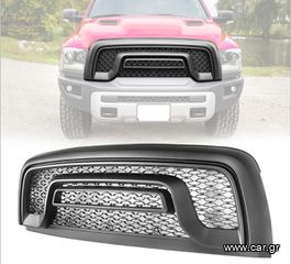 ΜΑΣΚΑ ΕΜΠΡΟΣ Grille Replacement; Matte Black (RAM 1500 15-18)