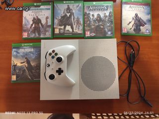 Xbox One S 500gb +5 παιχνίδια