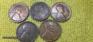 Coins one cent usa  συλλεκτικα  σπανια σε δημοπρασία και 1934 .35.36.37.38 σε σφαλμα σοβαρές προτάσεις παρακαλώ. Αν θέλετε να δείτε όλες τις αγγελίες μου.πατηστε κάτω από το όνομα μου