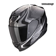 ΚΡΑΝΟΣ ΜΗΧΑΝΗΣ SCORPION EXO-520 EVO AIR TERRA BLACK SILVER WHITE