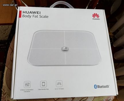 Huawei AH100 Mirror Smart Scale Ζυγαριά με Bluetooth σε Λευκό χρώμα