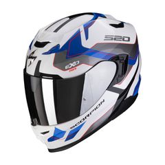 ΚΡΑΝΟΣ ΜΗΧΑΝΗΣ SCORPION EXO-520 EVO AIR ELAN WHITE BLUE