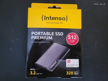 Εξωτερικός Σκληρός Δίσκος SSD INTENSO Premium 512GB