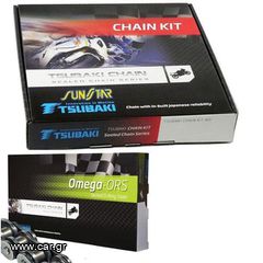 ΣΕΤ ΑΛΥΣΙΔΟΓΡΑΝΑΖΑ ΜΟΤΟ TSUBAKI - SUNSTAR 0-RING ΓΙΑ HONDA XRV 750