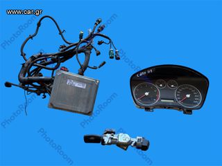 FORD FOCUS ΚΑΙ C-MAX 2004-2008 ΜΕΤΑΧΕΙΡΙΣΜΕΝΑ ΑΝΤΑΛΛΑΚΤΙΚΑ ( σετ εγκεφάλου κινητήρα immobilizer με κωδικό εγκεφάλου 5M51-12A650-HG κατάλληλο για 1.6cc diesel αυτοκίνητα )