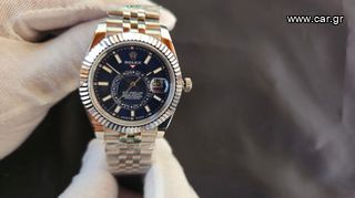 Rolex Sky-Dweller blue  -  Ανδρικο ρολοι κορυφαιας ποιοτητας replica 3Α.