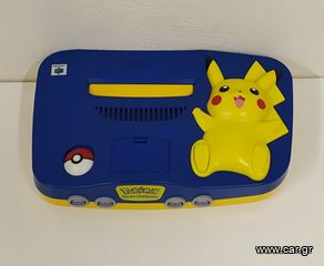 Nintendo 64 Pikachu Edition + Pokemon Stadium-thumb-1