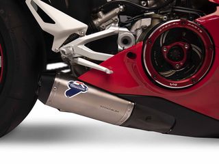 Termignoni τελικό εξάτμισης τιτανίου με σιγαστήρα για Ducati Panigale V4