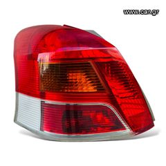 TOYOTA YARIS μοντ. 09'-11' ΠΙΣΩ ΑΡΙΣΤΕΡΟ ΦΑΝΑΡΙ (𝗟𝗘𝗗)_με ΠΟΡΤΟΚΑΛΙ ΦΛΑΣ_
