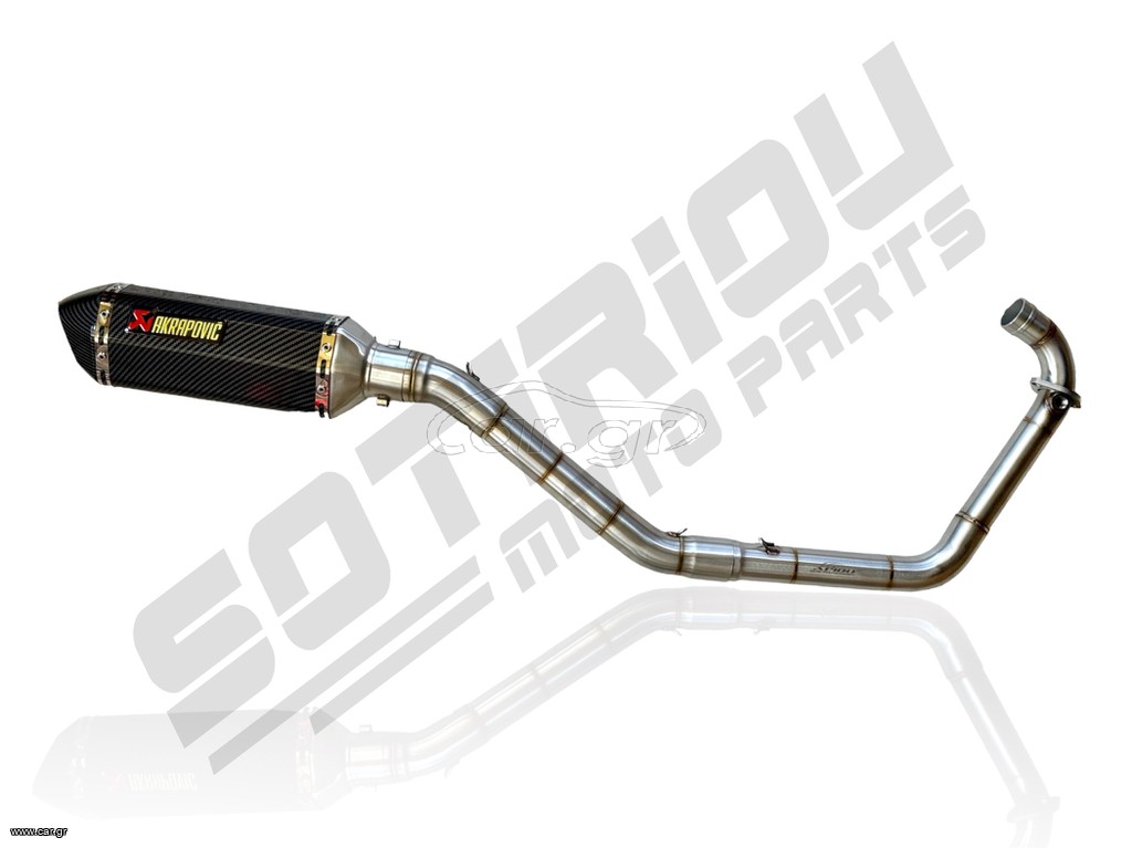 ΕΞΑΤΜΙΣΗ SYM VF185 ΤΥΠΟΥ AKRAPOVIC HIGH UP