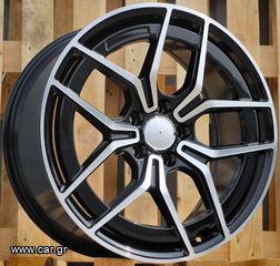 MERCEDES STYLE 1034 8×19 5×112 ET43 & 9×19 5×112 ET49 Black Face Machined