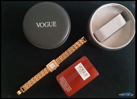 Γνήσιο Γυναικείο ρολόι VOGUE, 18K GOLD