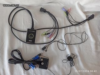 2-Port USB DVI/Audio Cable KVM