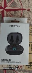 ΠΡΟΣΦΟΡΑ Prixton TWS159 ENC and ANC earbuds - Solid Black με εγγύση 2 ετών!!!