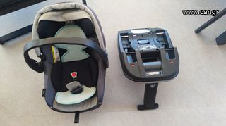 Port Bebe  PegPerego Primo Vaggio SL (Urban Denim) + PegPerego Isofix base + Top spacer aeromoov