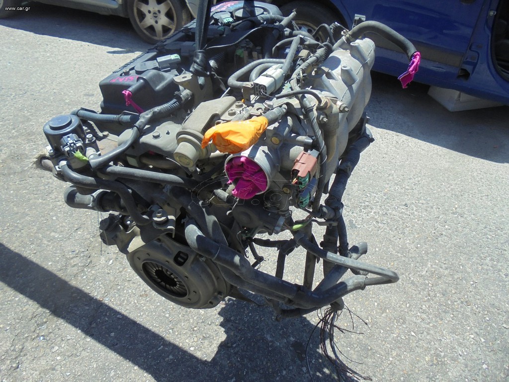 Κινητήρας Μοτέρ NISSAN ALMERA N16 (2000-2006) 1500cc QG15 μαύρο καπάκι, παρέχετια ΓΡΑΠΤΗ ΕΓΓΥΗΣΗ