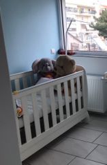 Παιδικό κρεβατάκι με ορθοπεδικό στρωματάκι κορυφαίας ποιότητας σαν καινούργιο
