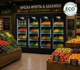 ALG-R 2,24m Inverter – Ψυγείο μαναβικής Plug In No Frost (Μαύρο) – Άμεσα Διαθέσιμο-thumb-4