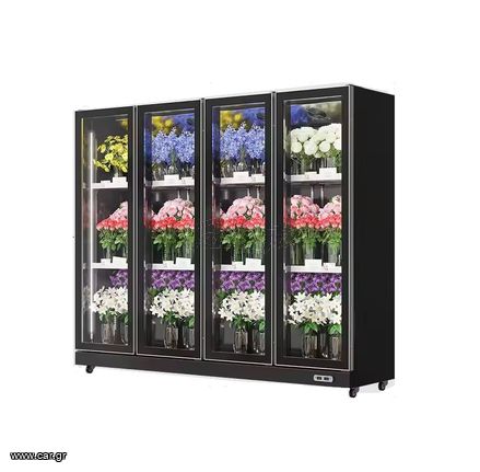 ΨΥΓΕΙΟ ALG-R FV Λουλουδιών 2.50 x 0.71 x 2.05 TN4 FGD INVERTER PLUG IN NO FROST (ΜΑΥΡΟ)