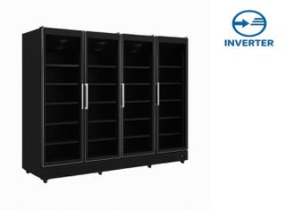 ΨΥΓΕΙΟ ALG-R FV Λουλουδιών 2.50 x 0.71 x 2.05 TN4 FGD INVERTER PLUG IN NO FROST (ΜΑΥΡΟ)