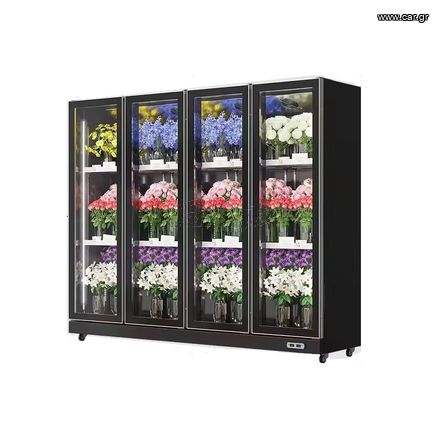ΨΥΓΕΙΟ ALG-R FV Λουλουδιών 2.24 x 0.71 x 2.05 TN4 FGD INVERTER PLUG IN NO FROST (ΜΑΥΡΟ)