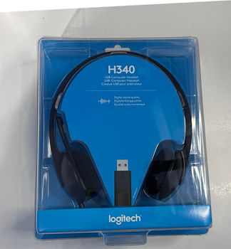 Logitech H340 On Ear Multimedia Ακουστικά με μικροφωνο και σύνδεση USB