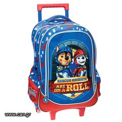 ΤΣΑΝΤΑ TROLLEY ΔΗΜΟΤΙΚΟΥ ΟΒΑΛ PAW PATROL 46x35x20cm