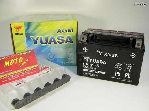 ΜΠΑΤΑΡΙΑ YTX9-BS YUASA TAIWAN ΚΛΕΙΣΤΟΥ