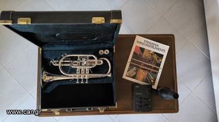 ΚΟΡΝΕΤΑ YAMAHA PROFESSIONAL CORNET model YCR-6335H5 SILVER PLATE