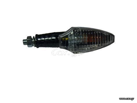 SHARK ΦΛΑΣ ΕΜΠΡΟΣ/ΠΙΣΩ ZXD LED MINI ΜΑΥΡΟ/ΑΣΠΡΟ