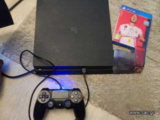 Playstation4 Slim 500GB + sony controller + fifa 20