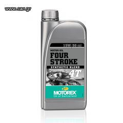 ΛΑΔΙ MOTOREX 15W/50 4T ΗΜΙΣΥΝΘΕΤΙΚΟ